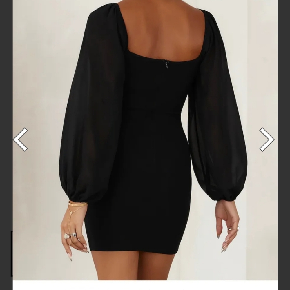 Hello Molly Black Mini Dress